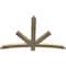 Ekena Millwork Alberta Rough Sawn Timber Gable Bracket, Douglas Fir, 60"W x 40"H x 2"D x 4"F, 16/12 Pitch GBW060X40X0204ALB00RDF - alternate 5